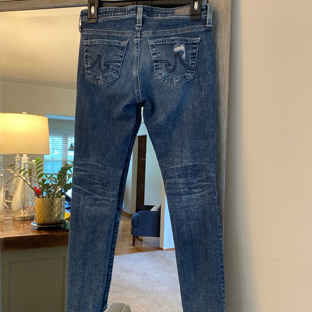 AG Adriano Goldschmeid, 25R, distressed skinny jeans, great condition!! A must!! - Picture 6 of 7